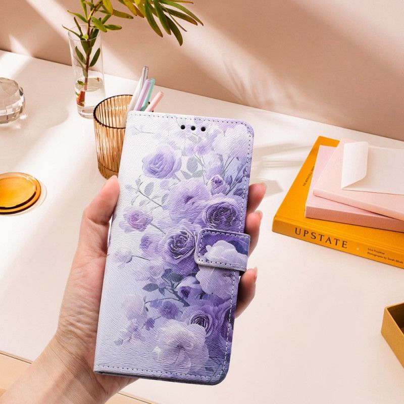 Fodral Xiaomi 17 Pro Lila Rosor