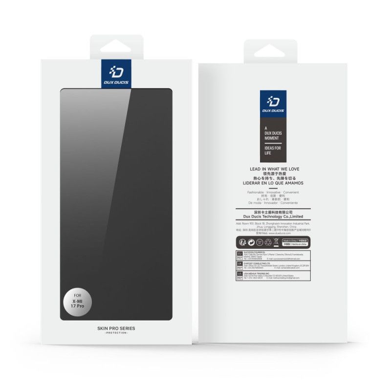 Folio-fodral Xiaomi 17 Pro Skin Pro Series Dux Ducis