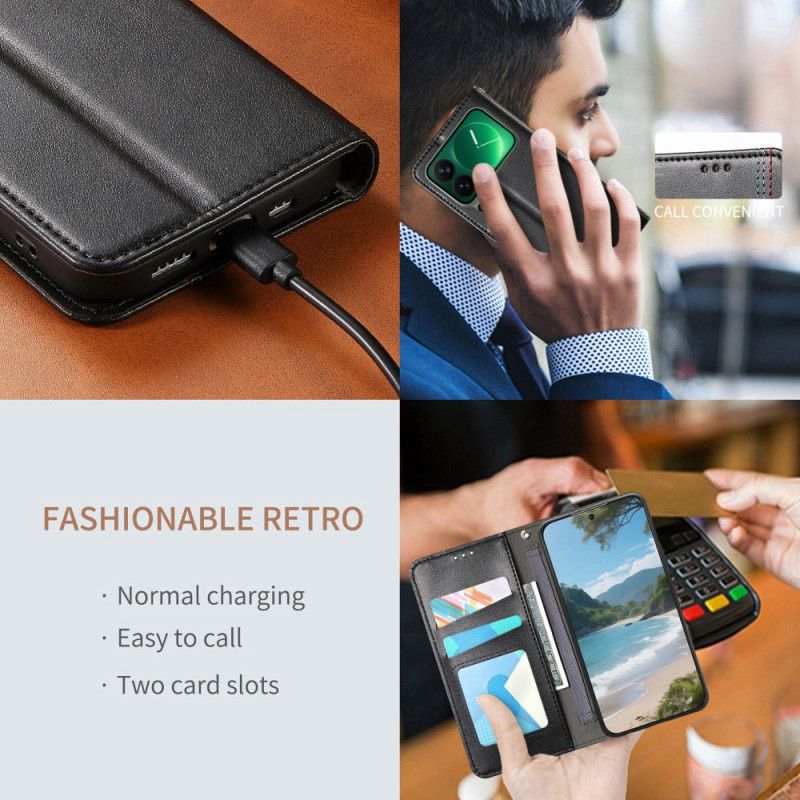 Folio-fodral Xiaomi 17 Pro Telefonfodral Med Elastisk Handledsrem