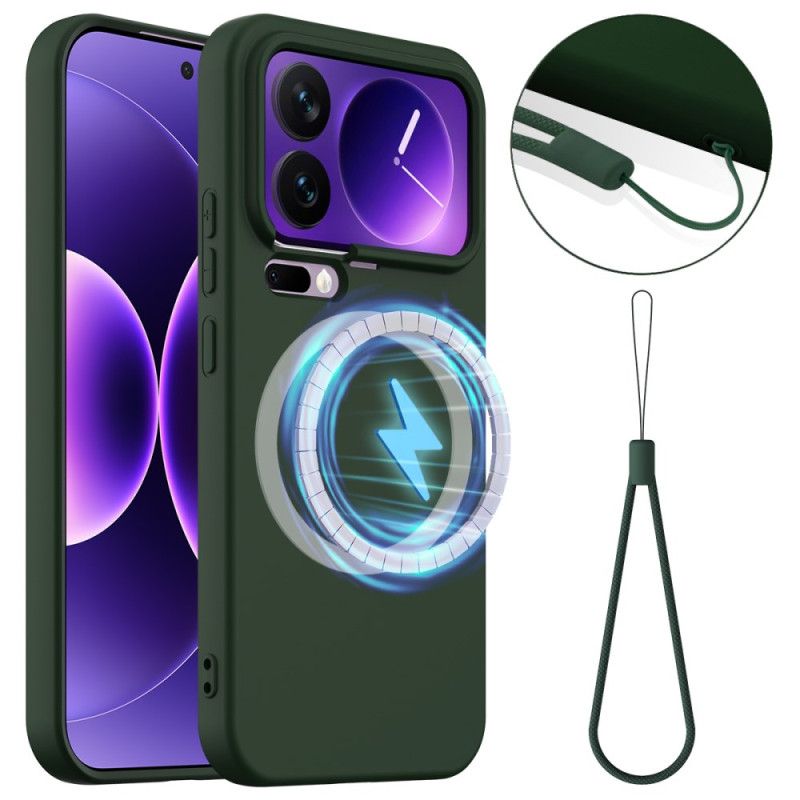 Skal För Xiaomi 17 Pro Flytande Silikon Magnetisk