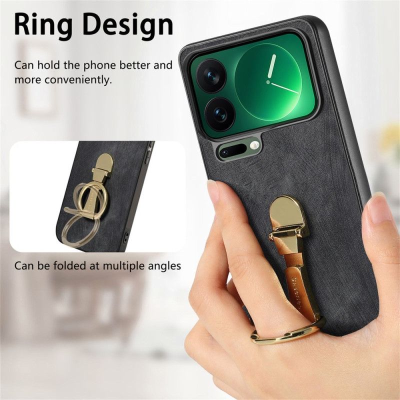 Skal För Xiaomi 17 Pro Stativ Hopfällbart Och Med Retrostruktur Caseneo