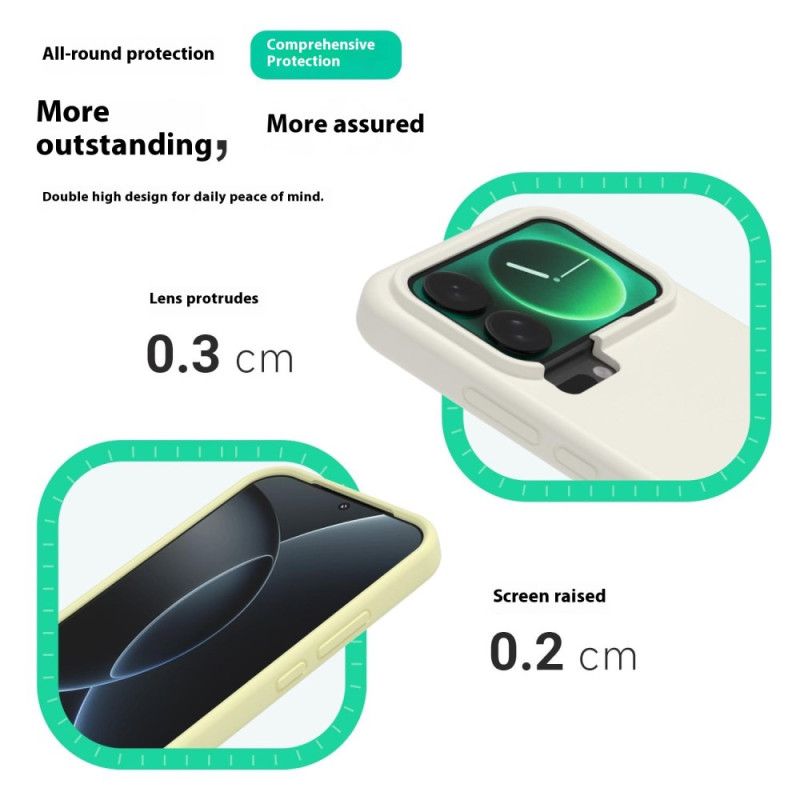 Skal Xiaomi 17 Pro Flytande Silikon