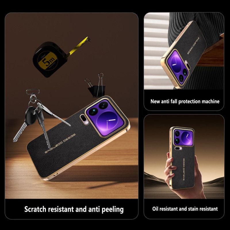 Skal Xiaomi 17 Pro Reptålig Litchistruktur