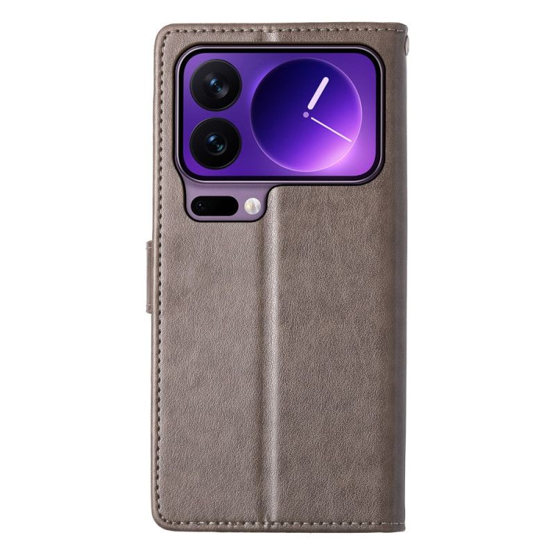 Skyddsfodral Xiaomi 17 Pro Blommigt Fjärilsmönster