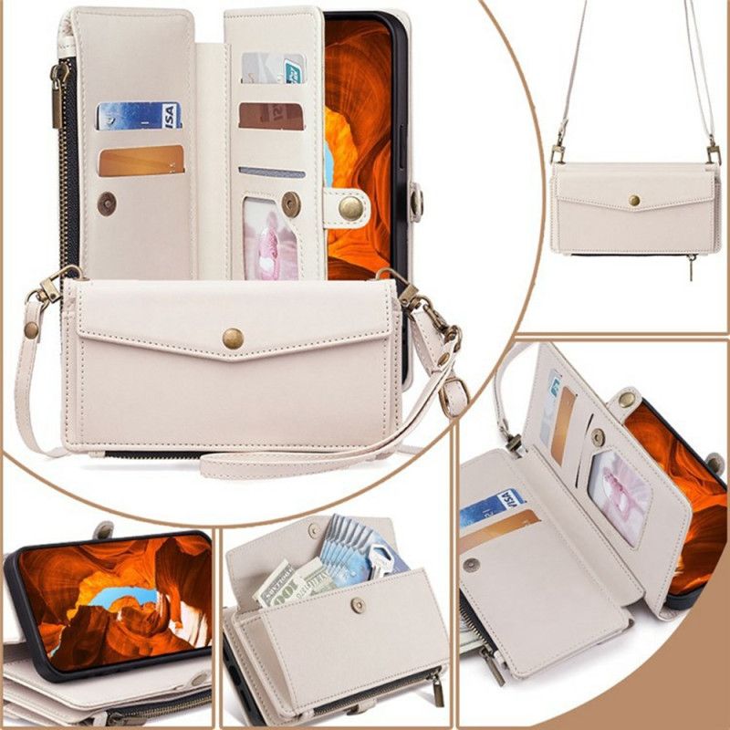 Skyddsfodral Xiaomi 17 Pro Plånbok Med Axelrem