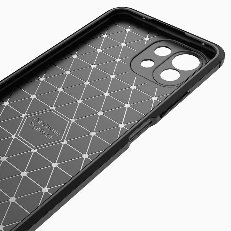 Skal Xiaomi Redmi Note 10 Pro Svart Borstad Kolfiber