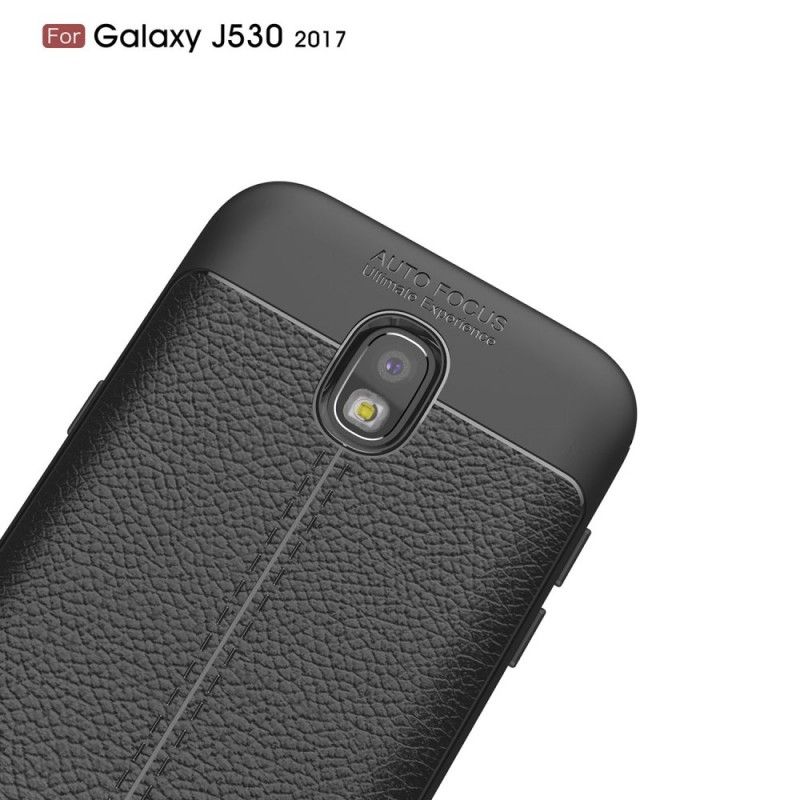 Skal Samsung Galaxy J5 2017 Svart Dubbel Linjelyské-Effekt