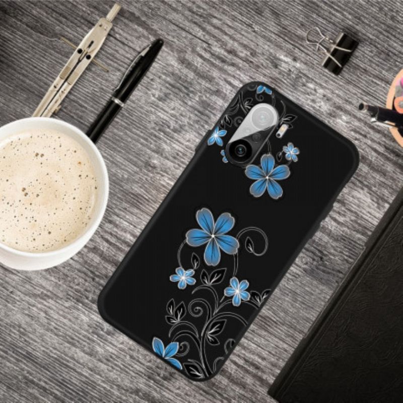 Skal Xiaomi Mi 11i 5g / Poco F3 Blå Blommor