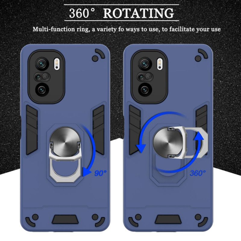 Skal Xiaomi Mi 11i 5g / Poco F3 Telefonfodral Löstagbart Ringstöd Metallic