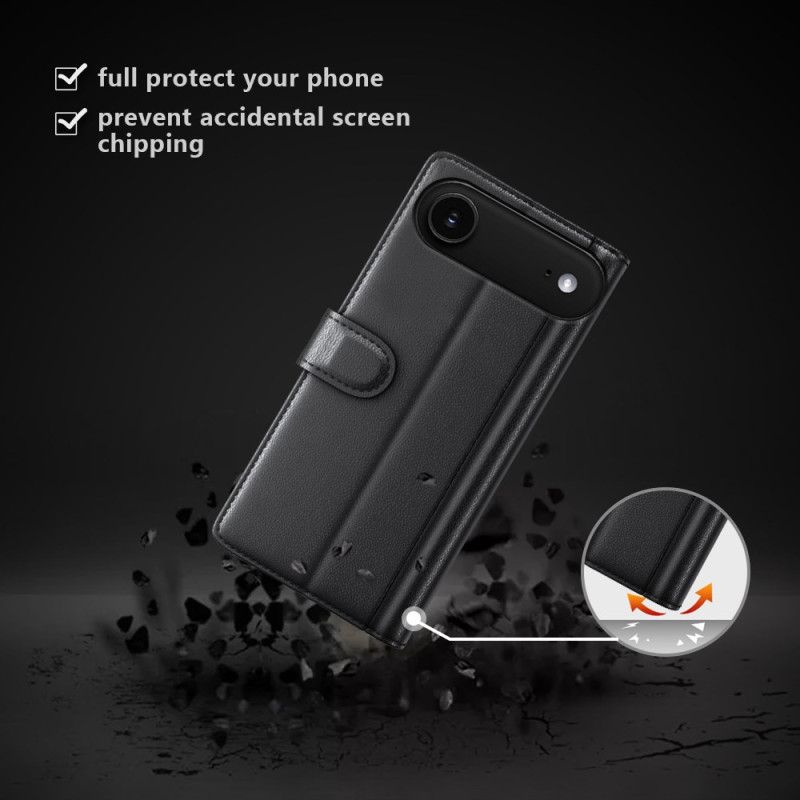 Fodral iPhone Air Plånbok I Äkta Läder
