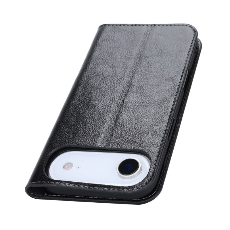 Folio-fodral iPhone Air Äkta Läder