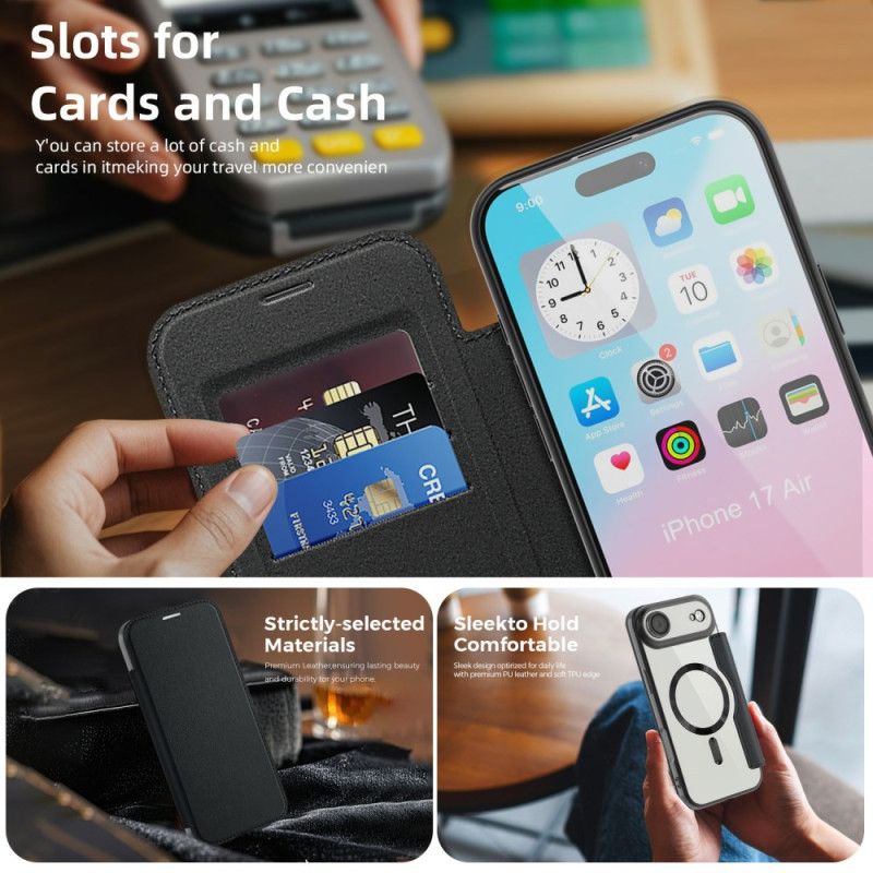 Folio-fodral iPhone Air Magsafe-kompatibel Med Rfid-blockering