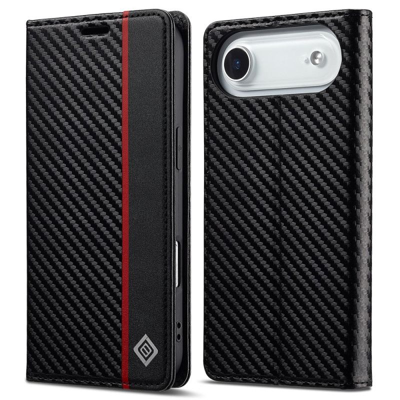 Folio-fodral iPhone Air Telefonfodral Kolfiber Lc.imeeke