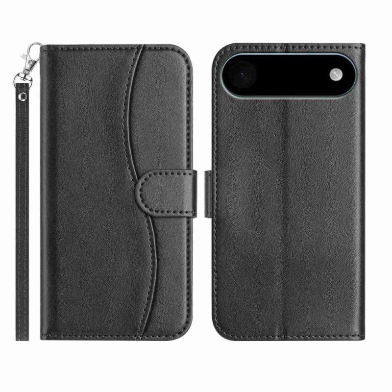 Läderfodral iPhone Air Telefonfodral S-design Med Rem
