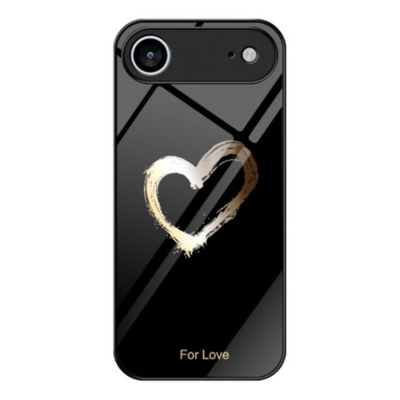 Skal iPhone Air Love Tempered Glass