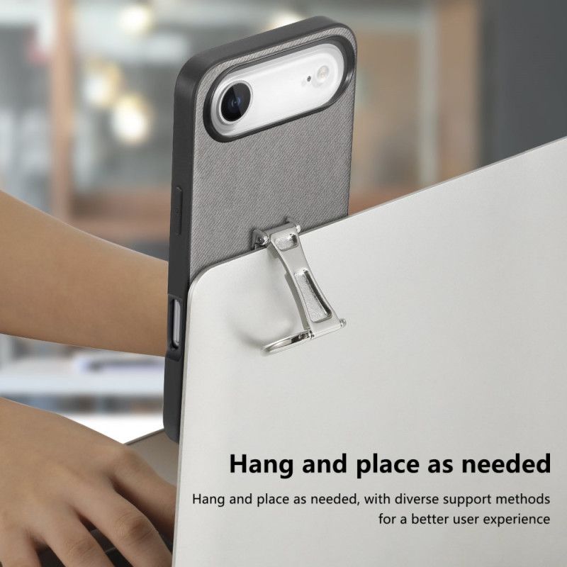 Skal iPhone Air Med Vikbart Stativ Och Twillstruktur