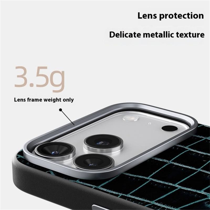 Skal iPhone Air Telefonfodral Magsafe-kompatibel Krokodileffekt Abeel