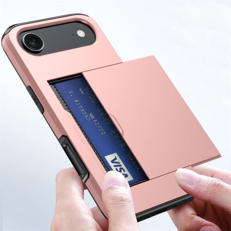 Skal iPhone Air Telefonfodral Skjutbar Korthållare