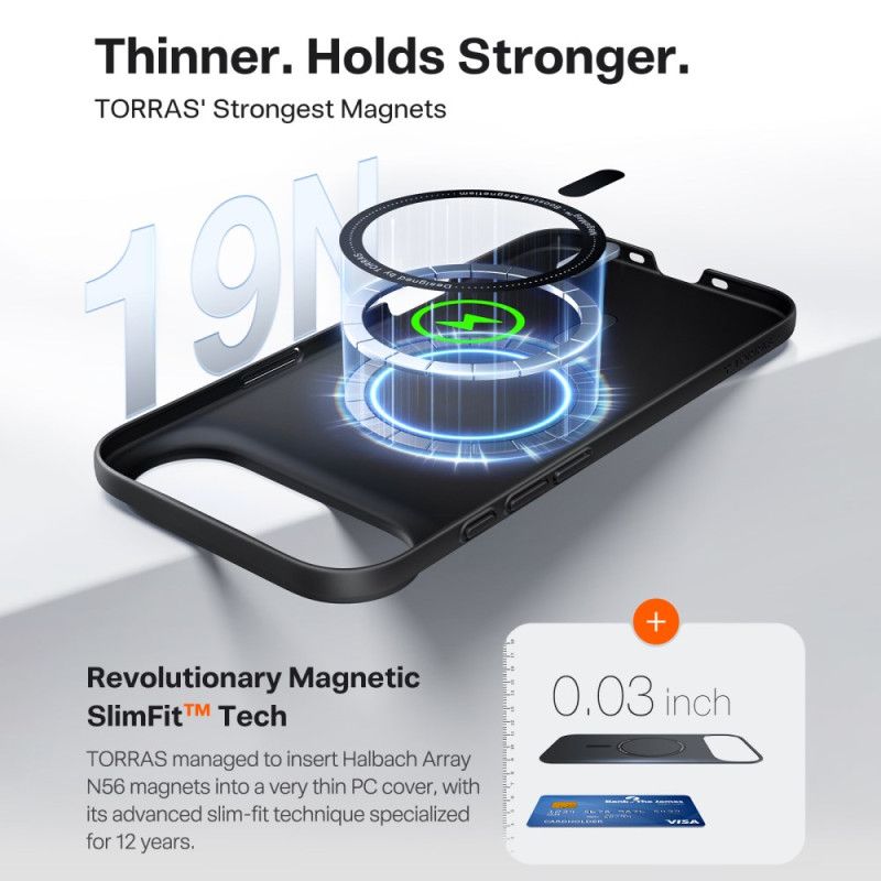 Skal iPhone Air Ultratunt Magsafe Kompatibel