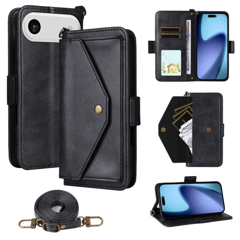 Skyddsfodral iPhone Air Vintage Design Med Axelrem