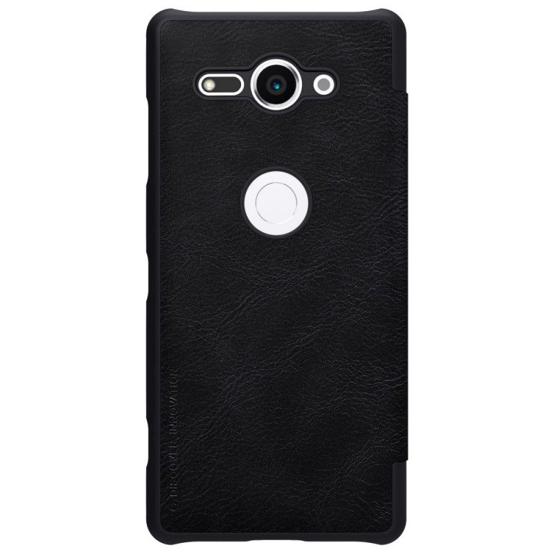 Folio-fodral Sony Xperia XZ2 Compact Röd Nillkin Qin-Serien
