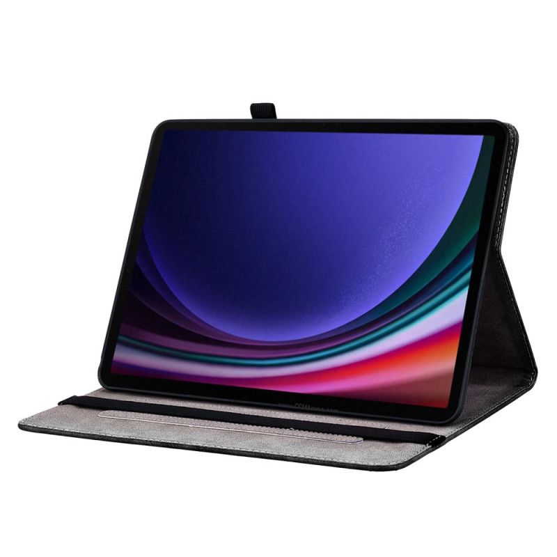 Fodral För Samsung Galaxy Tab S10 Fe Svart Orkidé