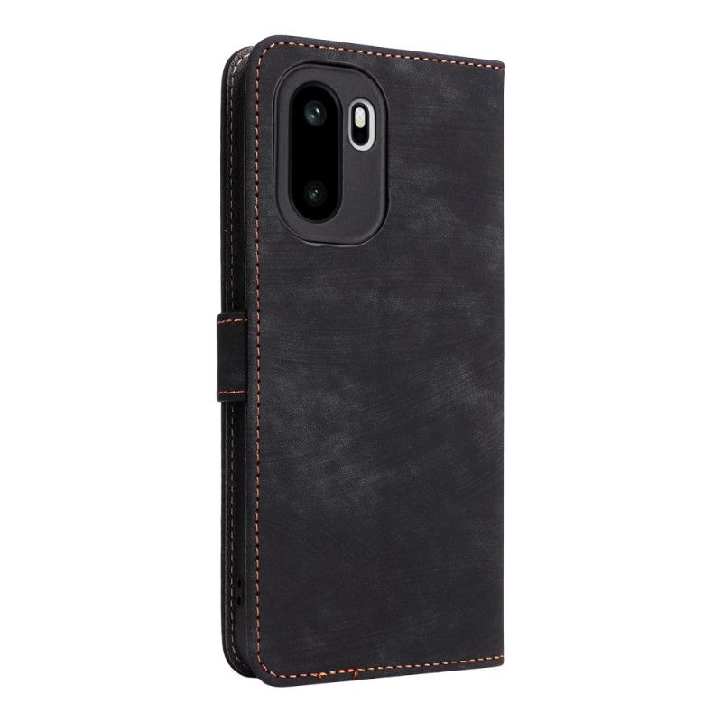 Läderskal Fodral Oneplus 15r Rfid-blockerande Mockaeffekt