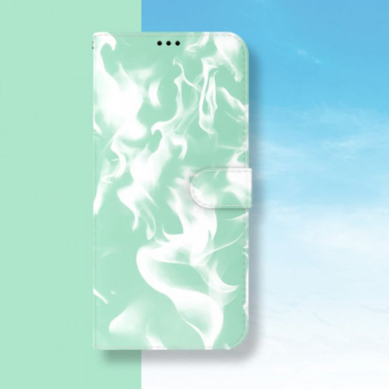 Läderfodral Oneplus Nord 2 5g Telefonfodral Abstrakt Mönster