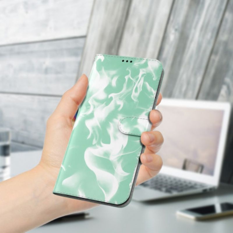 Läderfodral Oneplus Nord 2 5g Telefonfodral Abstrakt Mönster