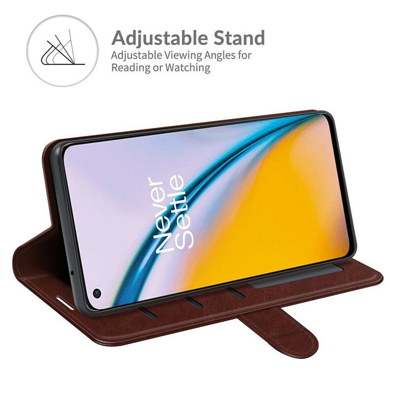 Läderfodral Oneplus Nord 2 5g Telefonfodral Ultra Konstläder