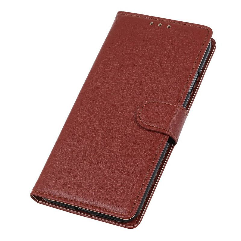 Läderskal Fodral Oneplus Nord 2 5g Lychee Konstläder