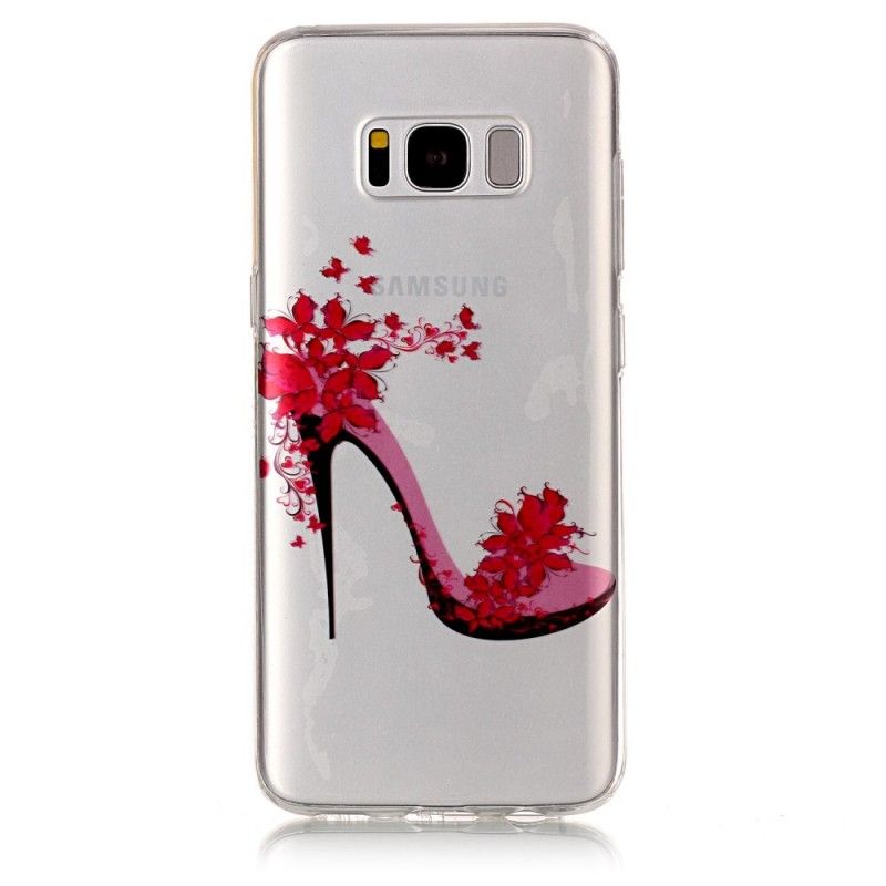 Skal Samsung Galaxy S8 Mobilskal Blommig Pump