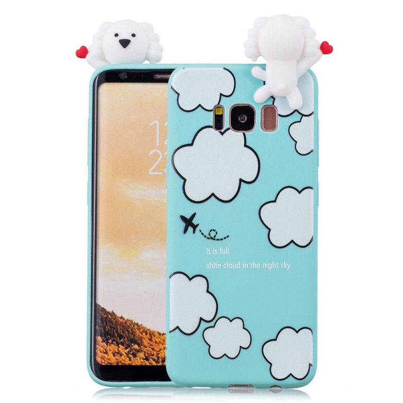 Skal Samsung Galaxy S8 Svart 3D Roliga Djur