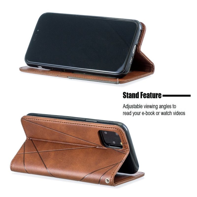 Folio-fodral iPhone 11 Pro Svart Artiststil