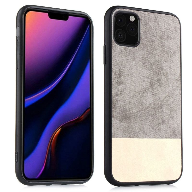 Skal iPhone 11 Pro Grå Tvåfärgat Konstläder