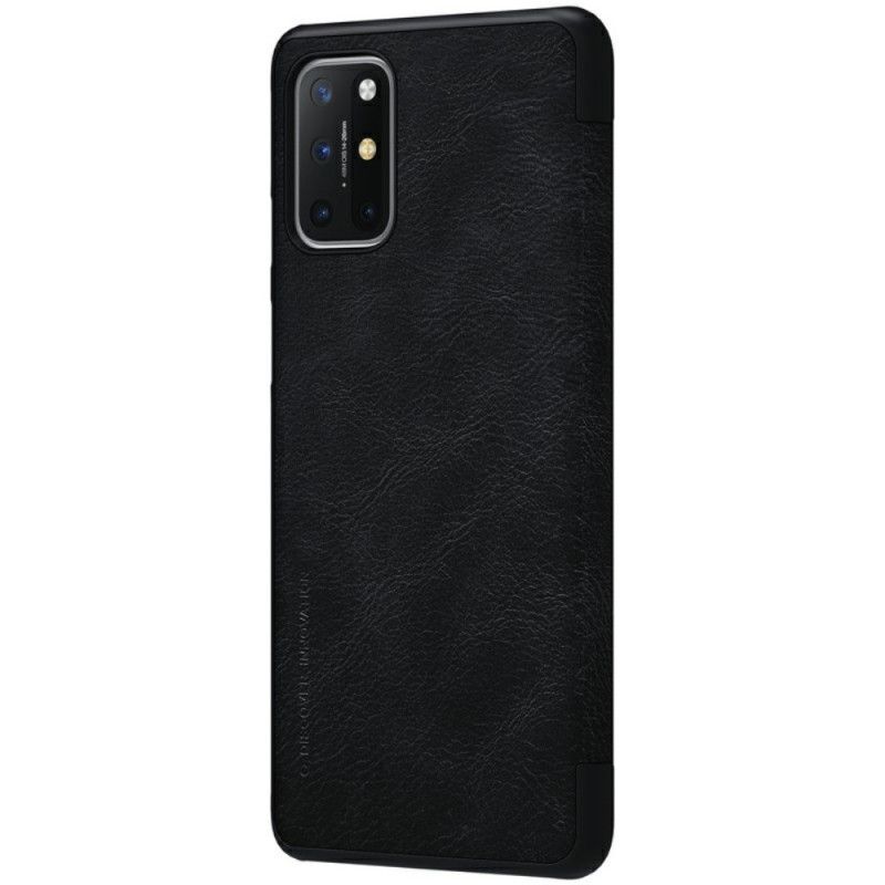 Folio-fodral för OnePlus 8T Svart Nillkin Qin-Serien
