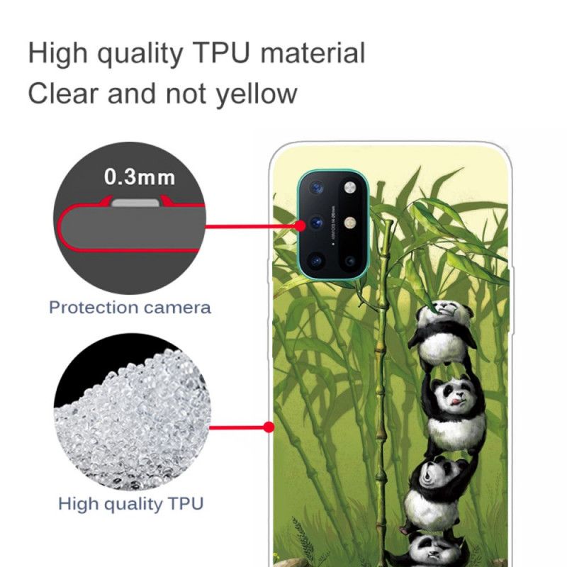 Skal för OnePlus 8T Hög Med Pandor