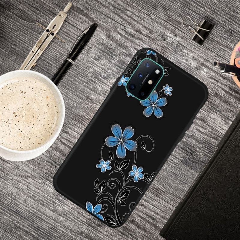 Skal OnePlus 8T Blå Blommor