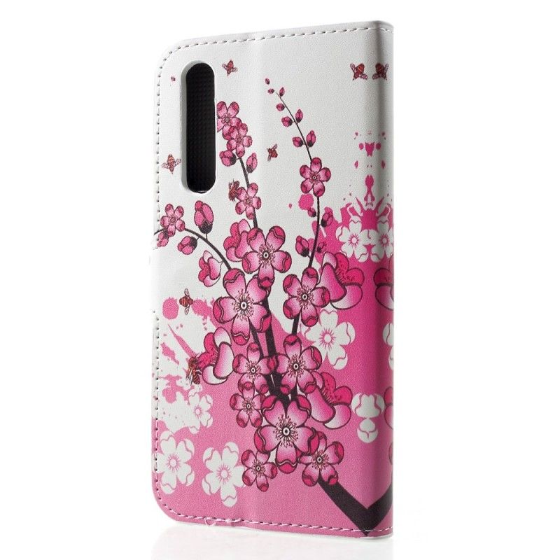Fodral Huawei P30 Rose Tropiska Blommor