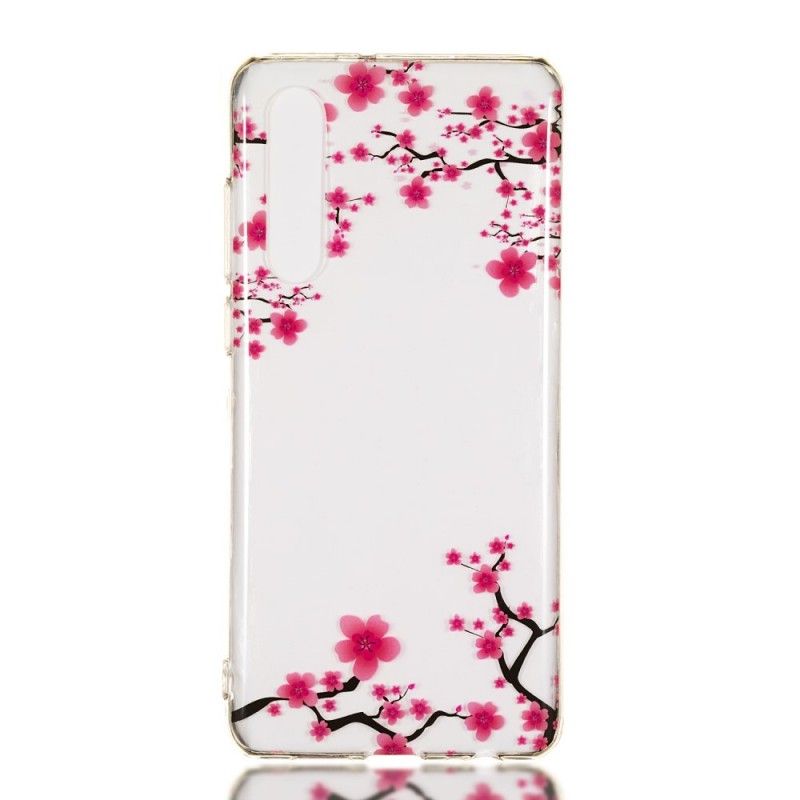 Skal Huawei P30 Genomskinligt Blommande Träd