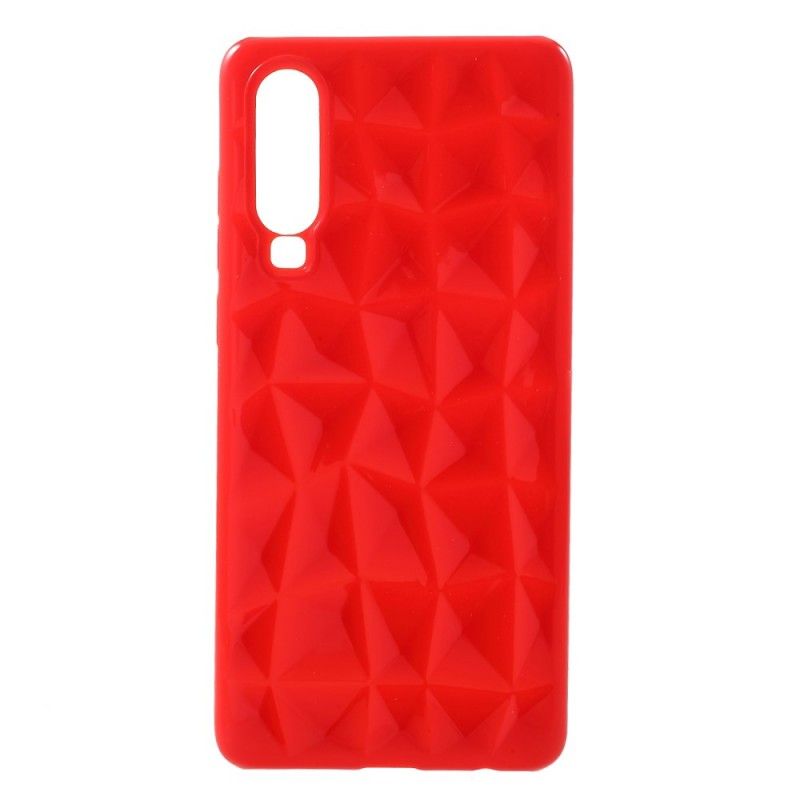 Skal Huawei P30 Mobilskal Diamantstruktur