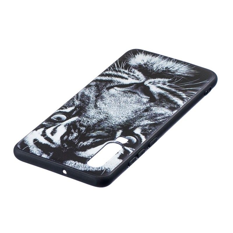 Skal Huawei P30 Svartvit Tiger