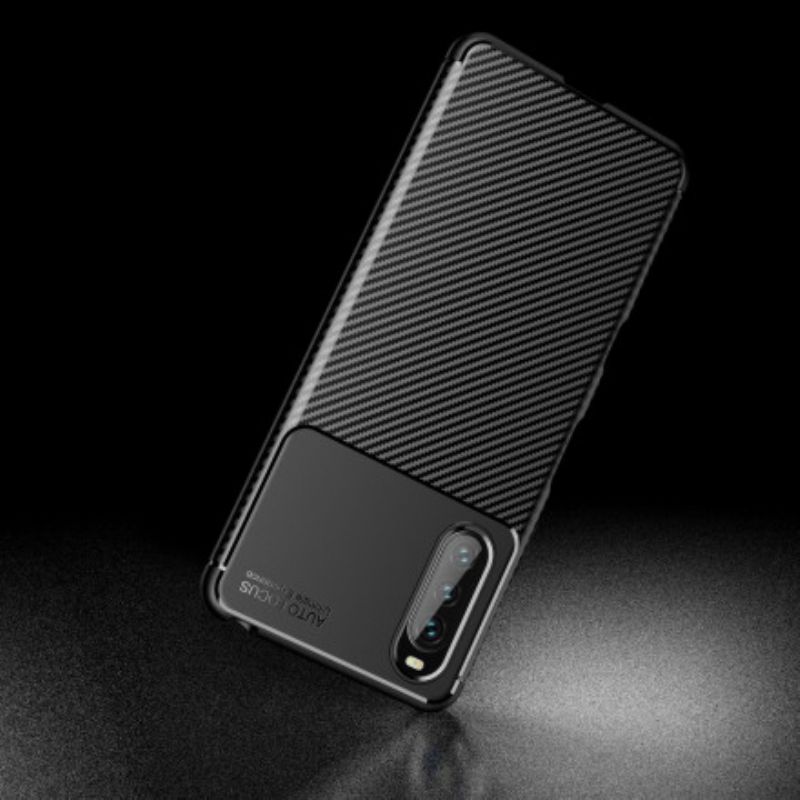 Skal För Sony Xperia 10 Iii Flexibel Kolfiber