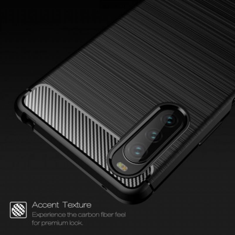 Skal Sony Xperia 10 Iii Borstad Kolfiber
