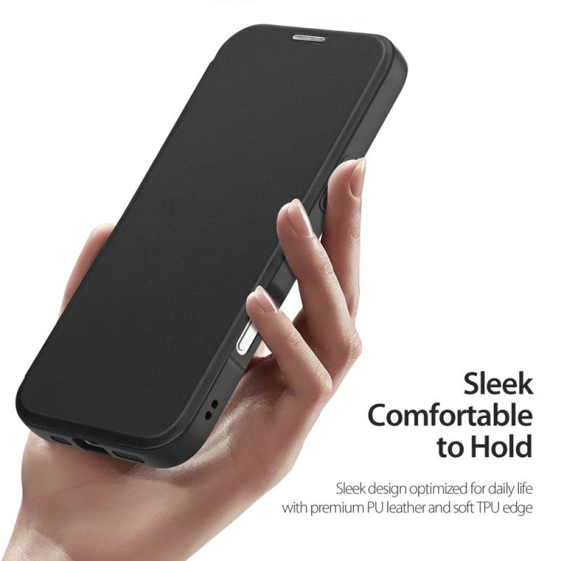 Folio-fodral iPhone 17 Pro Max Magsafe Med Skin X Pro Series Dux Ducis-fäste