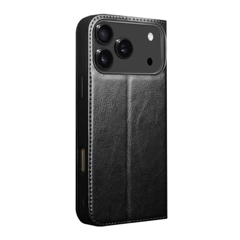 Folio-fodral iPhone 17 Pro Max Qialino-läder