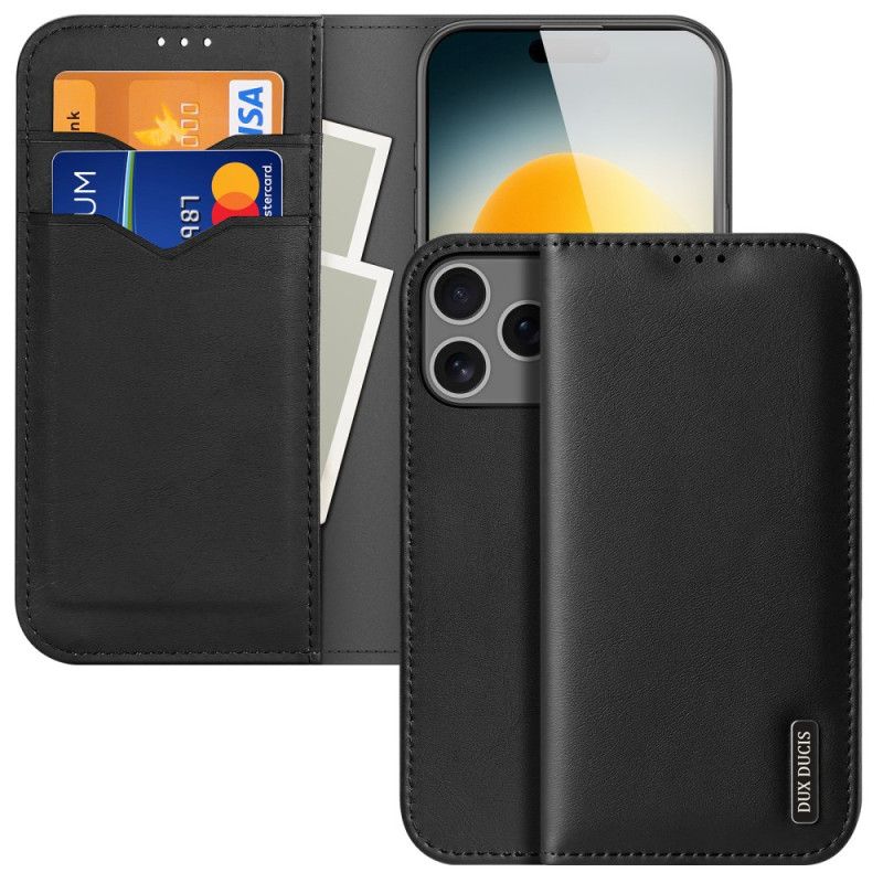 Folio-fodral iPhone 17 Pro Max Telefonfodral Dux Ducis Hivo-serien