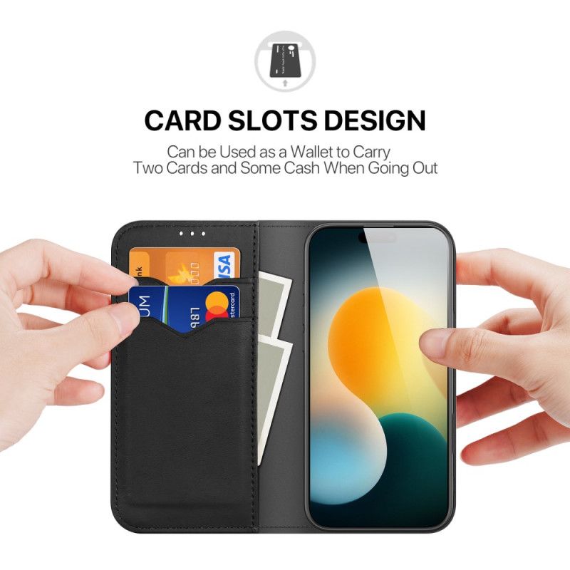 Folio-fodral iPhone 17 Pro Max Telefonfodral Dux Ducis Hivo-serien