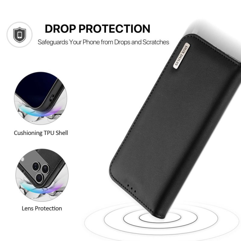 Folio-fodral iPhone 17 Pro Max Telefonfodral Dux Ducis Hivo-serien