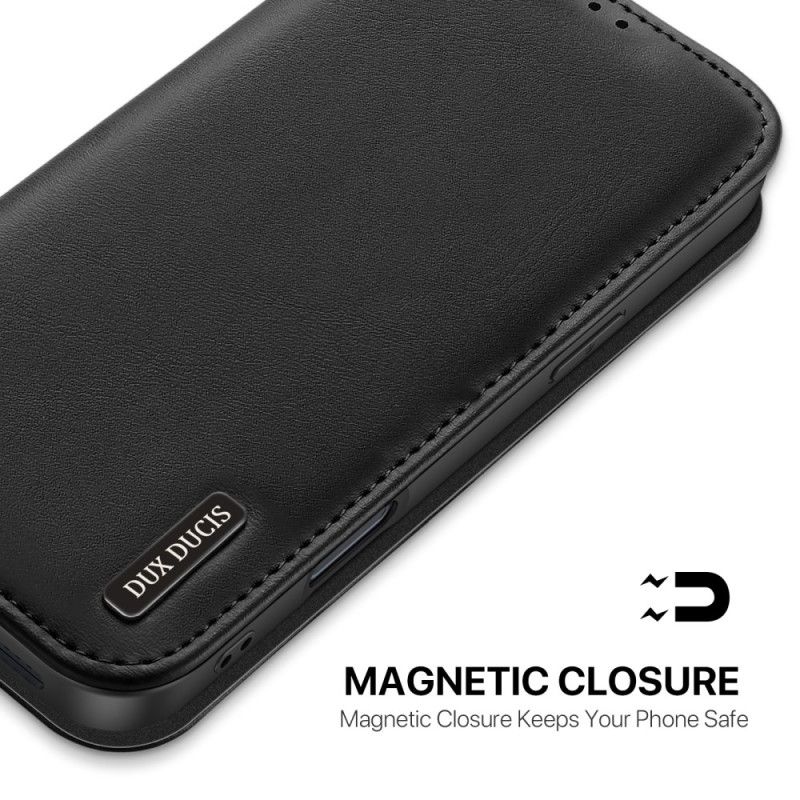 Folio-fodral iPhone 17 Pro Max Telefonfodral Dux Ducis Hivo-serien